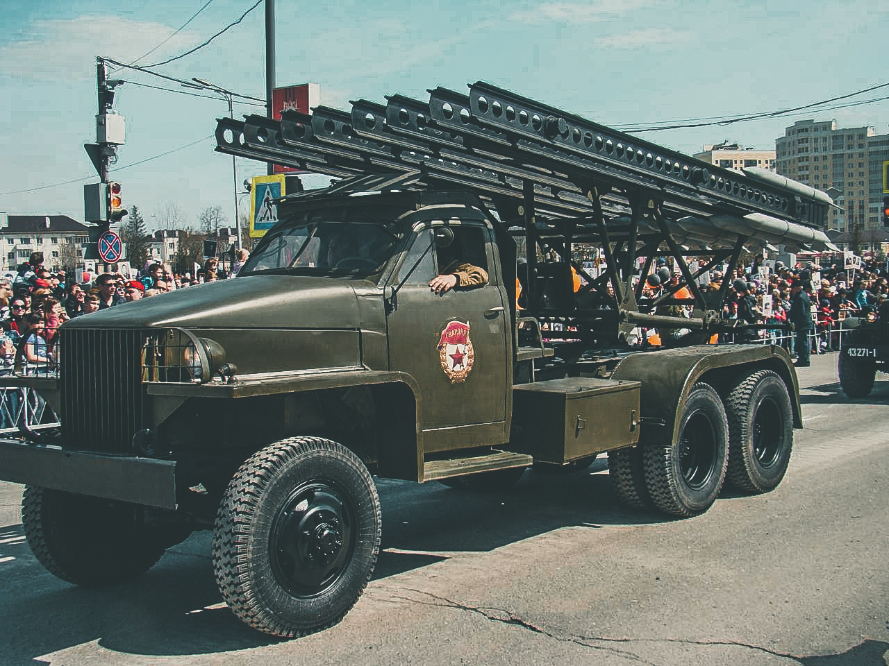 CitySakh.ru - Заканчивается подготовка легендарной «Катюши» к участию в  военном параде на Сахалине