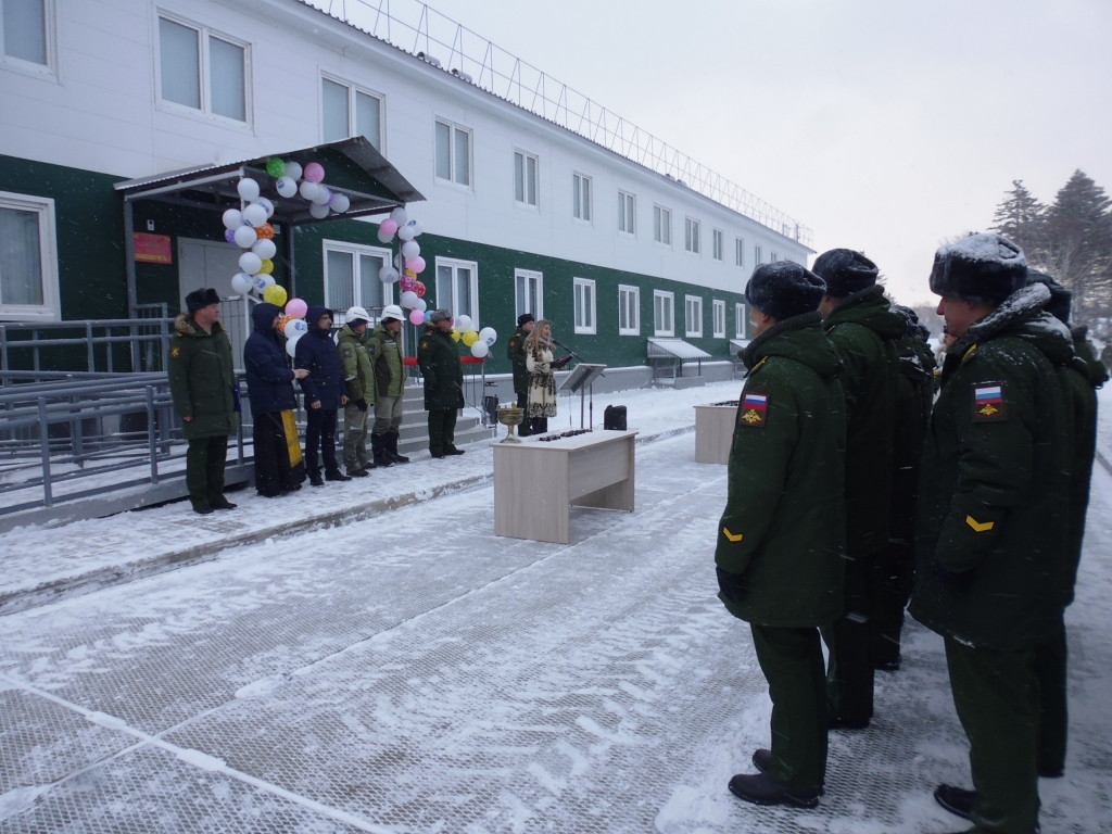 Воинская часть на острове итуруп