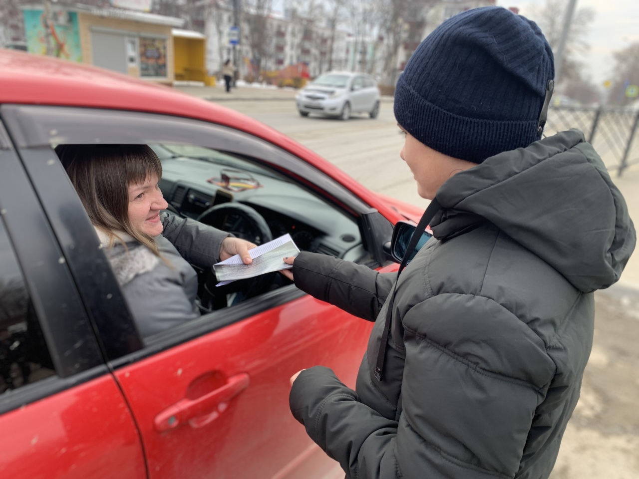 CitySakh.ru - В Корсакове прошла акция «Водитель! Сохрани мою жизнь»