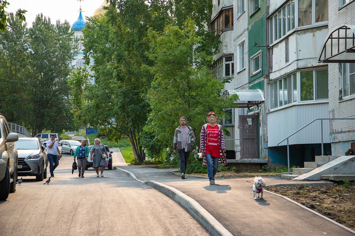 CitySakh.ru - Очередной двор Южно-Сахалинска получил свое преображение