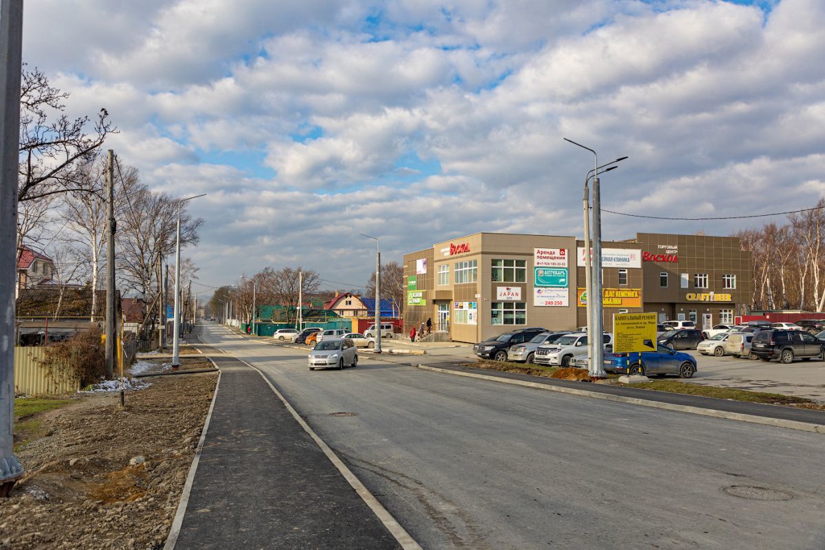 CitySakh.ru - В Южно-Сахалинске открыли улицу Авиационную для движения  транспорта