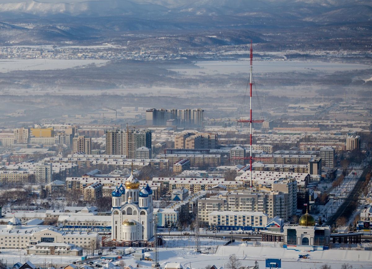 Южно-Сахалинск высокие здания
