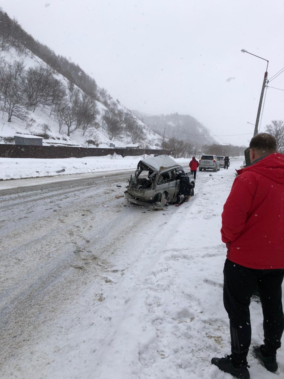 CitySakh.ru - Водитель и пассажирка скончались при страшном ДТП на въезде в  Невельск