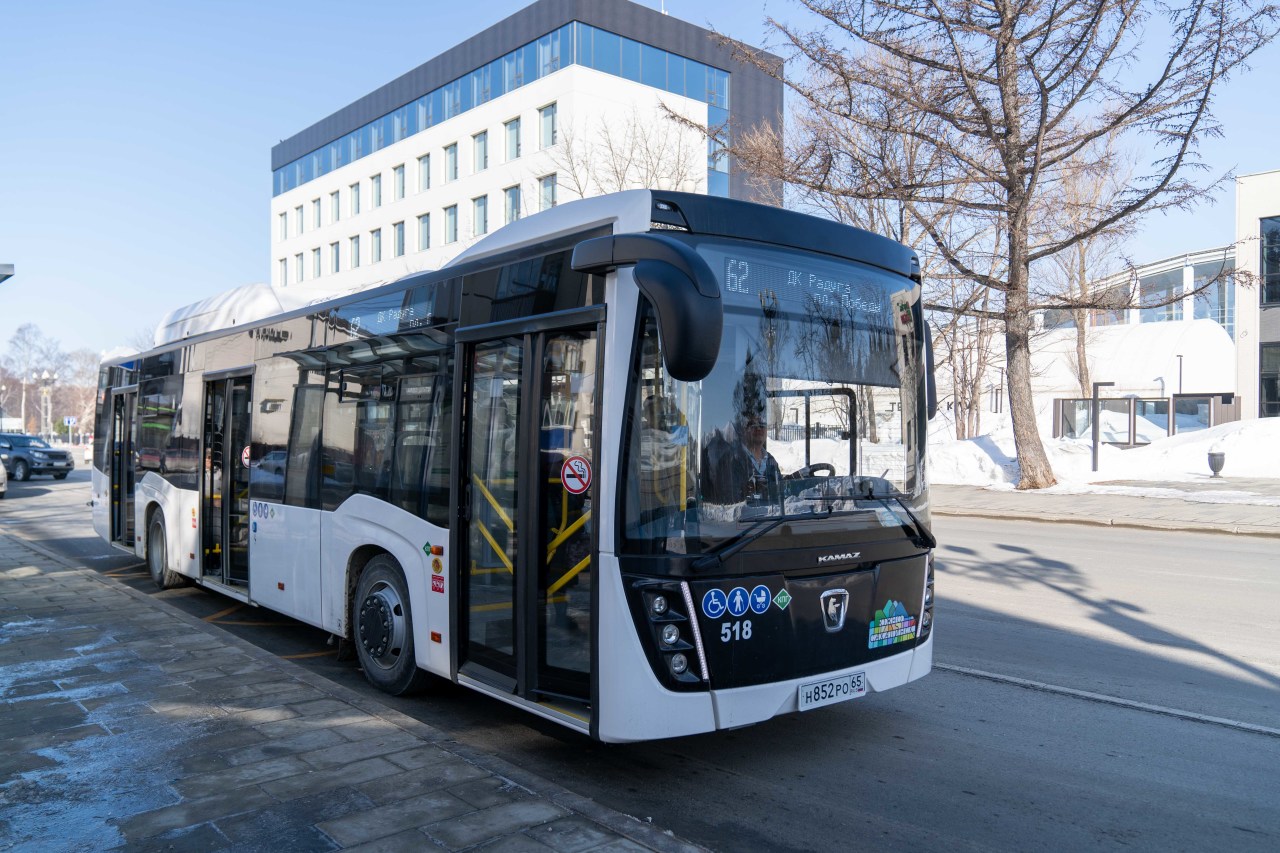 CitySakh.ru - Новые городские автобусы вышли на линию в Южно-Сахалинске