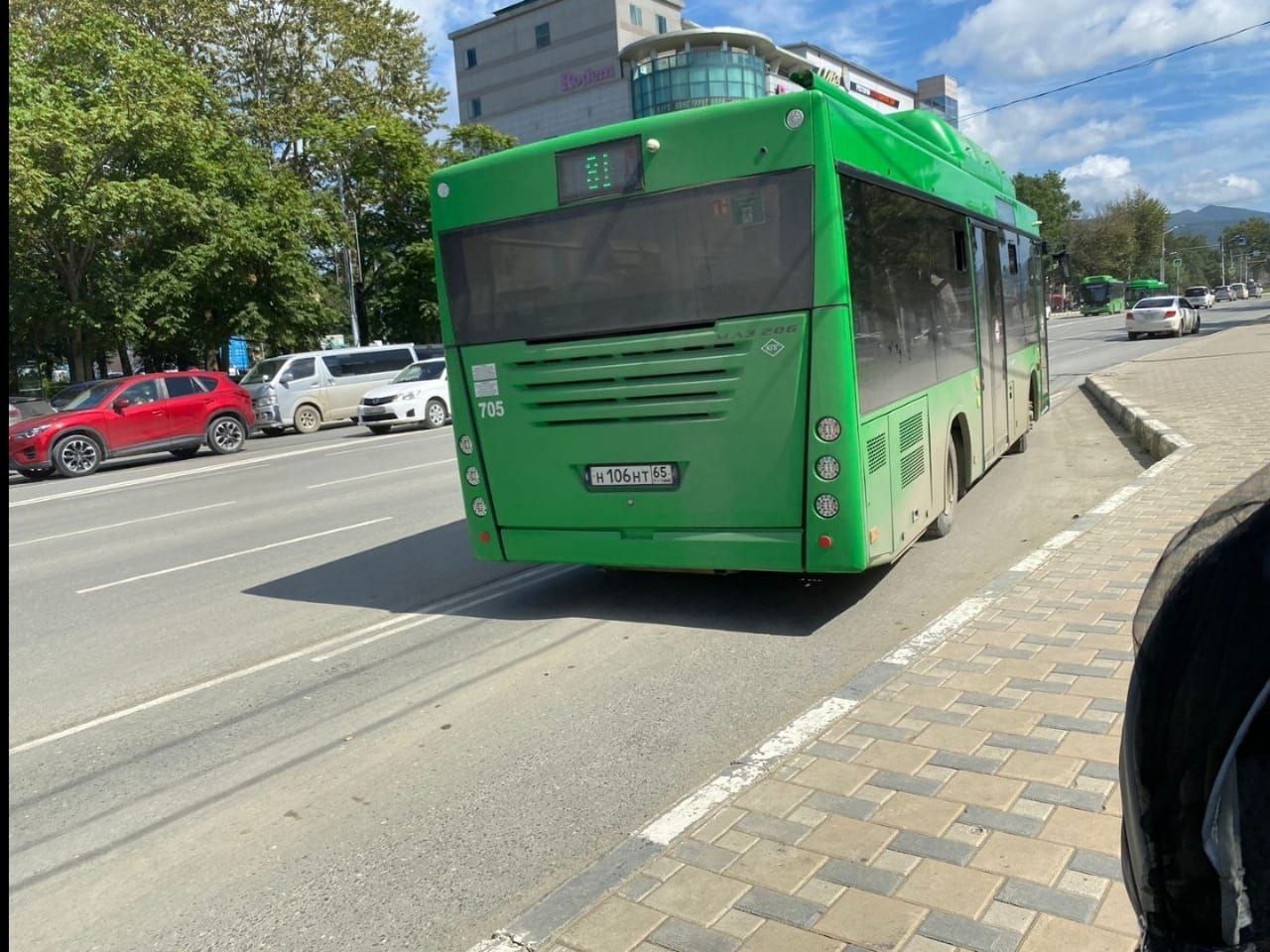 CitySakh.ru - В Южно-Сахалинске водитель автобуса зажал дверьми женщину с  двухмесячным ребенком